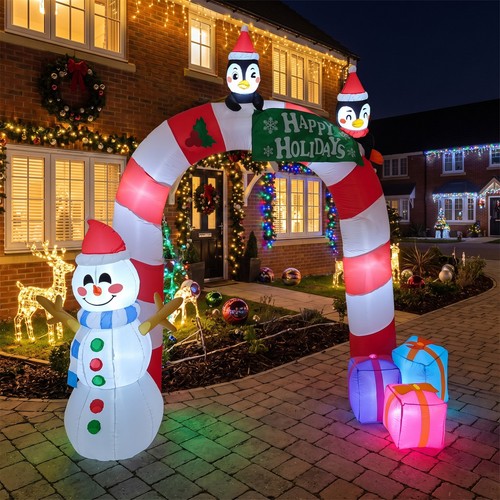 Giant led christmas santa - led,
