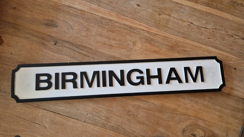 Replica birmingham road sign - replica,