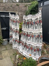 Vintage Soldiers Barkcloth