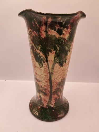 Unusual longpark pottery vase - unusual,