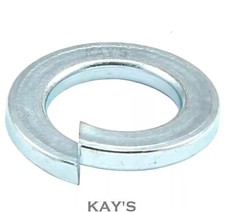 M3 M4 M5 M6 M8 M10 M12 M16 M20 SPRING WASHERS RECTANGULAR COIL LOCK ZINC PLATED