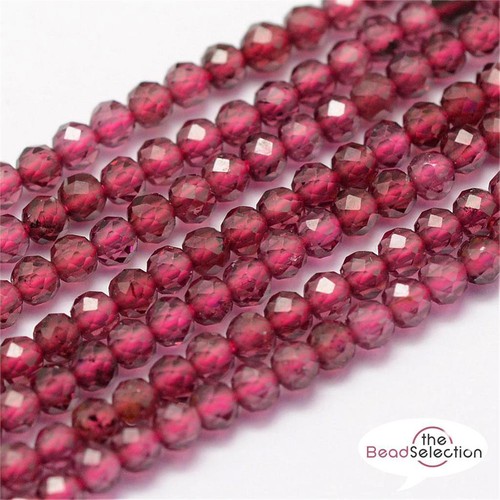 200 tiny 2mm red garnet - 2mm,