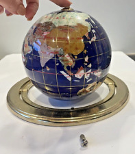 SPARE PARTS - Semi Precious Gemstone Rotating World Globe NO STAND