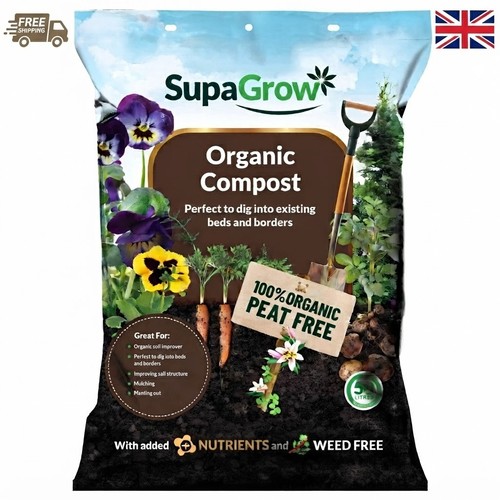 Supagrow 50l peat free organic - 50l,