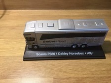 Atlas Editions Stobart Sport Scania P380 Oakley Horsebox - Ally - Scale 1:76