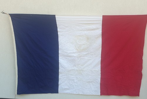 Vintage french national flag - french,