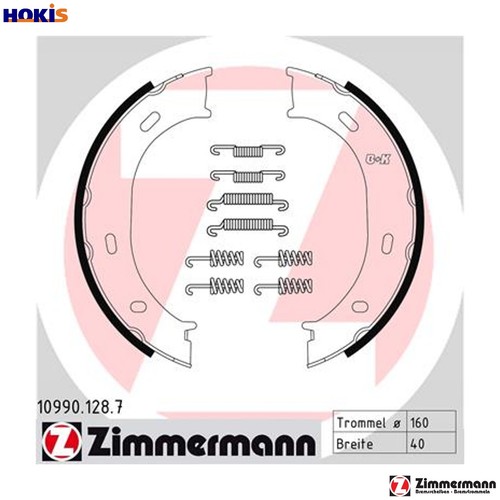 Brake shoe set parking - brake,