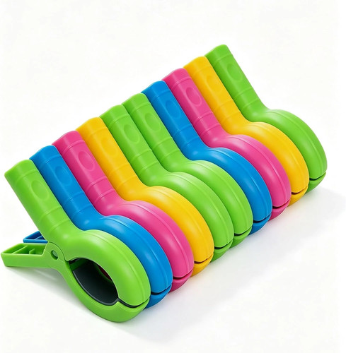 Pack beach towel clips - 10,