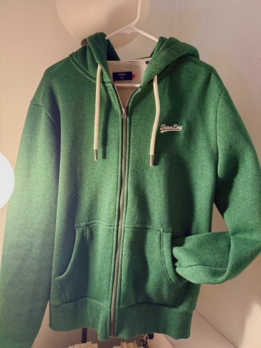 Vintage superdry green zip - vintage,