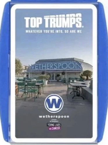 Wetherspoons top trumps sealed - trumps,