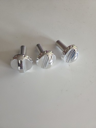 Mgf silver heater knob - silver,