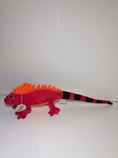 nature planet iguana red spiked new with tags