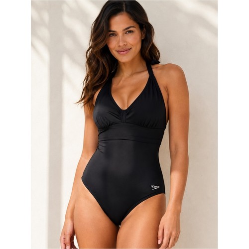 Speedo women black halter - women's,