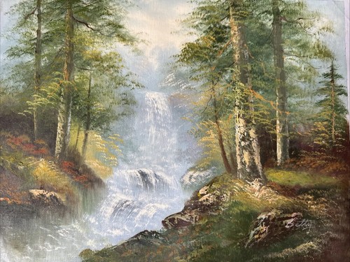 Oil painting canvas - on,