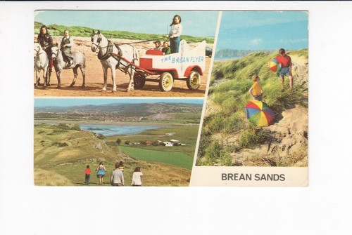 Postcard brean sands showing - postcard.,