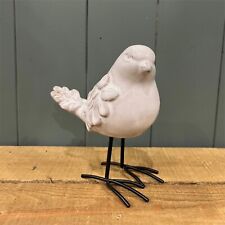 Ceramic Bird Glazed White