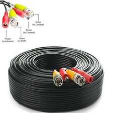 5M 10M 15M-50M BNC DC Power Video Lead CCTV Security Camera DVR Extension Cable