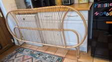 Tikamoon Leontie Rattan Headboard excellent condition, to fit DBL or king size 