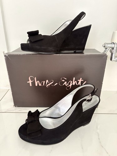 Phase eight black suede - phase, bow