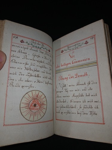 1817 handwritten book prayer