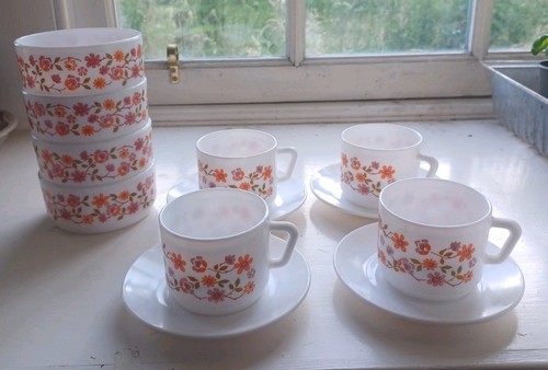 Vintage arcopal scania - vintage, teaset