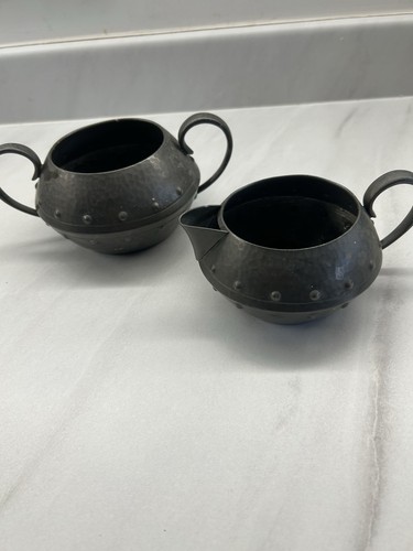 Vintage antique pewter arts - vintage,