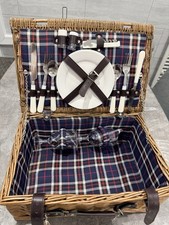 2 Person Wicker Picnic Basket