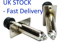 Pair stainless chrome door - pair,