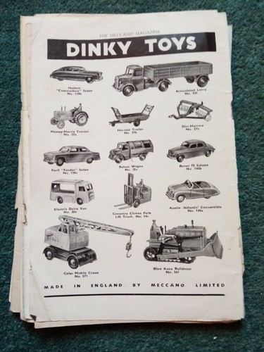 Ephemera 1950s dinky - , toys