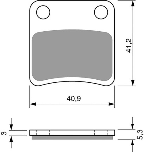 Parking brake goldfren - brake,