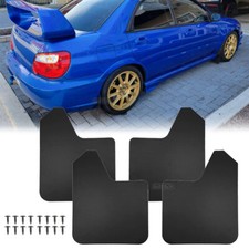 4x Wide Rally Body Mud Flaps Splash Guards Mudguards For Subaru Impreza WRX STI