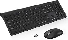 Cimetech Wireless Keyboard & Mouse Combo 2.4G Ultra-Thin White, Grey, Black
