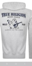 True Religion Light Grey Hoody