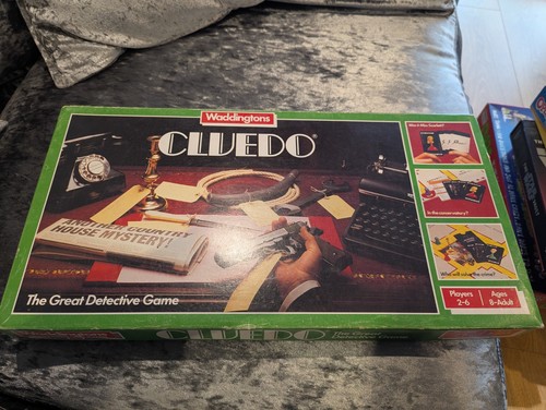 Vintage waddingtons cluedo - vintage,