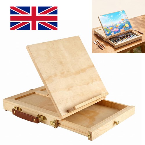 Wooden table easel box - easel,