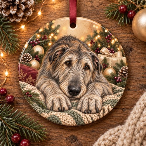 Irish wolfhound christmas tree - wolfhound,