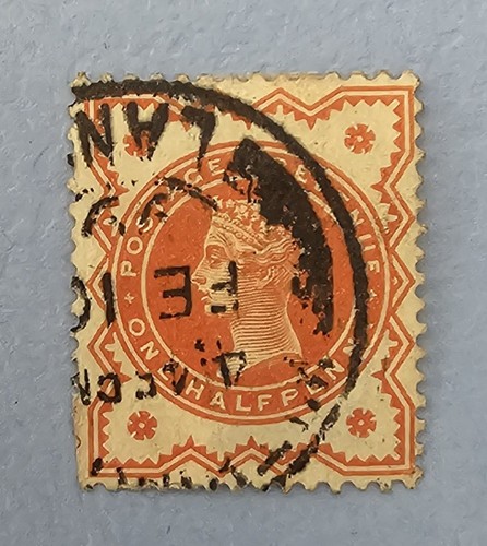 1887 1892 2d stamp - gb, qv