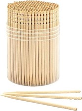 Premium Wooden Round Toothpicks for Food or Cleaning Teeths
