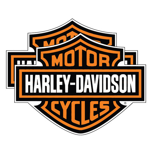 2pcs harley davidson decal - harley-davidson,