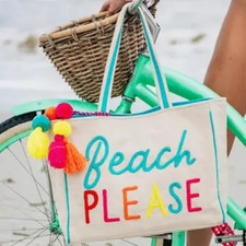 KatyDID embroidered Beach