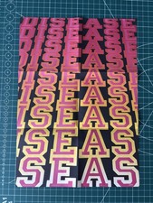 Ben Eine ‘Disease’ Don’t Panic foldout Poster 2010 