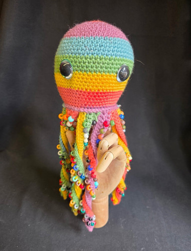 Handmade crochet octopus soft - handmade,