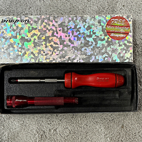Snap red mini maglite torch - snap-on,