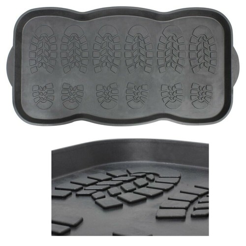 Jvl rubber boot tray mat - rubber,