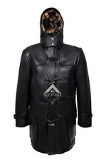 Eddie Mens Duffel Coat Black