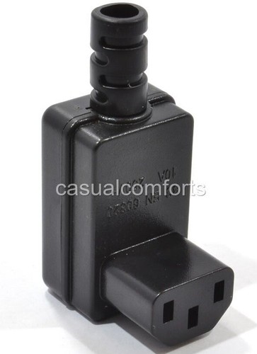 Right angle plug - right,