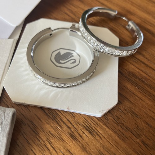 Swarovski hoop earrings pre - ,