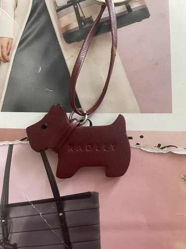Radley dark red leather - radley, dog