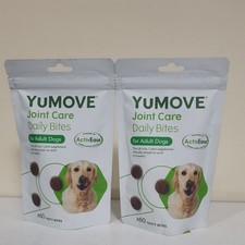 2 x Yumove Joint Supplement for Dogs 120 Daily Bites Joint Care  OOD 11.2024