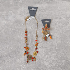 PILGRIM 2 SET NECKLACE BROOCH